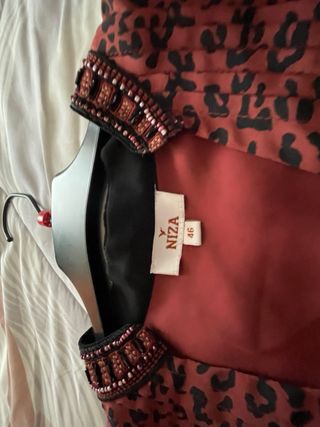 Camisa Niza estampado leopardo talla 46