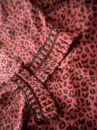Camisa Niza estampado leopardo talla 46