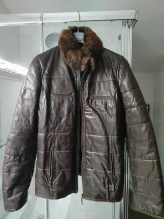 Abrigo de cuero Rino & Pelle Talla M