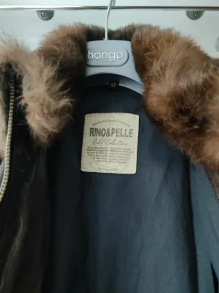 Abrigo de cuero Rino & Pelle Talla M