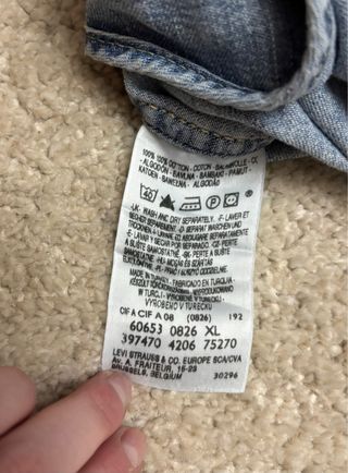 Camicia da uomo Levi's Vintage in denim