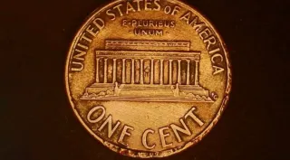 MONEDA 1 CENTAVO LINCOLN.1995D.ERROR LAMINACION.