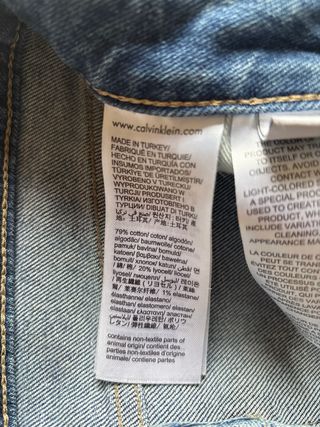 Jeans Calvin Klein Mujer Azul