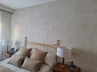 Cabezal cama dorado 135 cm