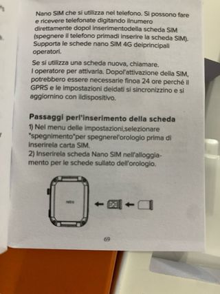 Smartwatch Bambino 4G Blu