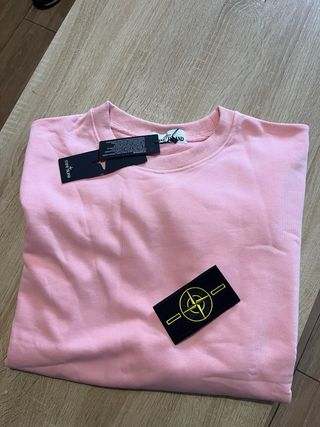 Sudadera Stone Island Rosa