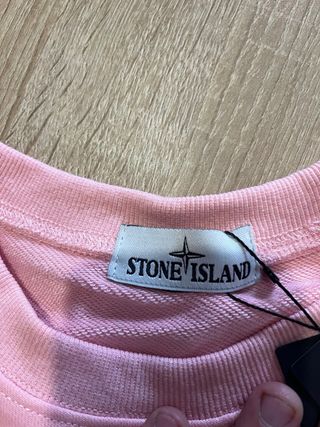 Sudadera Stone Island Rosa