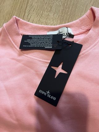 Sudadera Stone Island Rosa