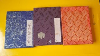 3 Album Vintage Timbri Templi Giapponesi