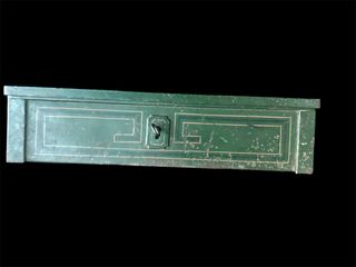 Antica scatola forziere cassaforte