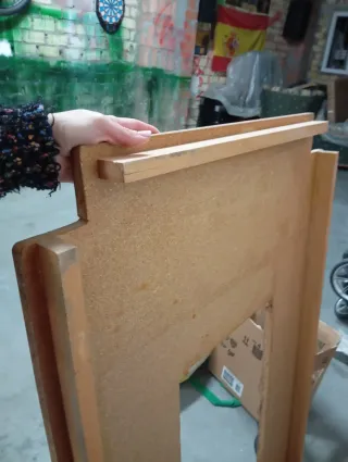 Tarima de madera para mesa