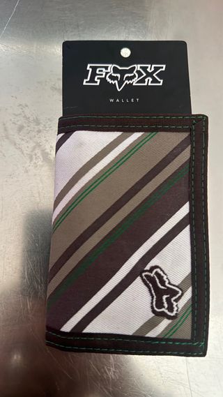 Cartera Fox Rayas Marrón y Blanco