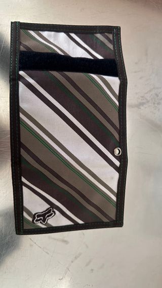 Cartera Fox Rayas Marrón y Blanco