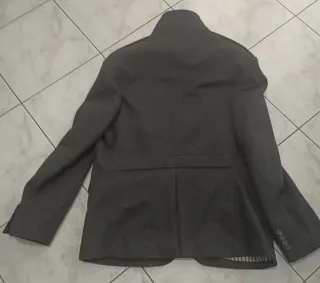 Giacca in panno grigia