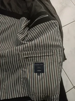 Giacca in panno grigia