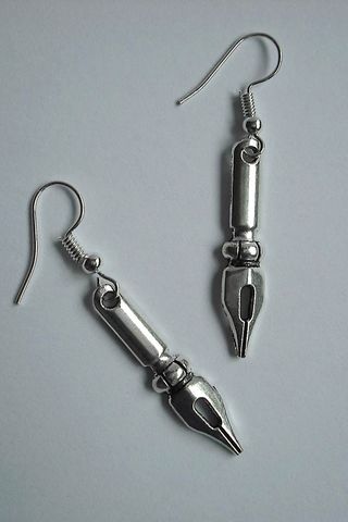 Pendientes de plumín