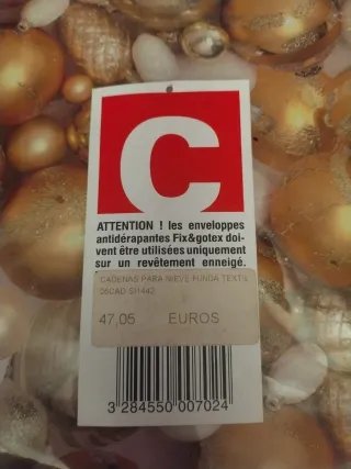 Cadenas Nieve Textiles Fix&Gotex