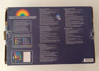 Caja Luminosa Montessori Madera.