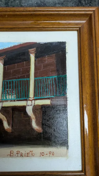 3 Cuadros Óleo Lugares Pontevedra