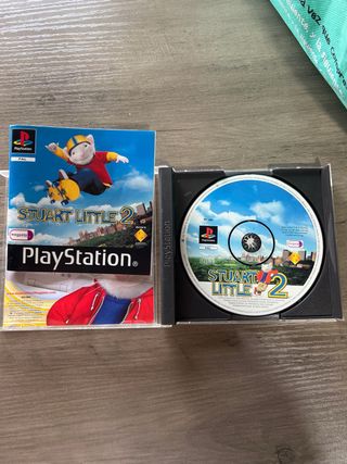Sony PSone Consola Blanca + juego Stuart Little