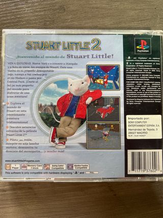 Sony PSone Consola Blanca + juego Stuart Little