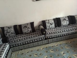 Sofá Marroquí 3 Piezas Tela