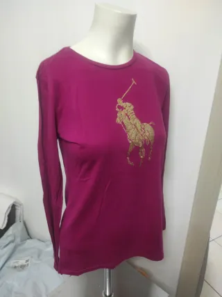 Maglietta Ralph Lauren donna manica lunga