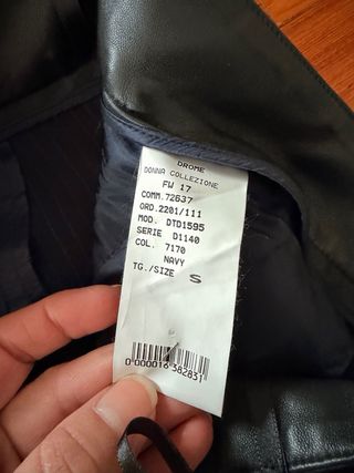 Pantaloni Drome neri e blu