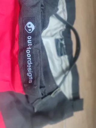 Polainas altas para nieve  rojas y negras GORETEX