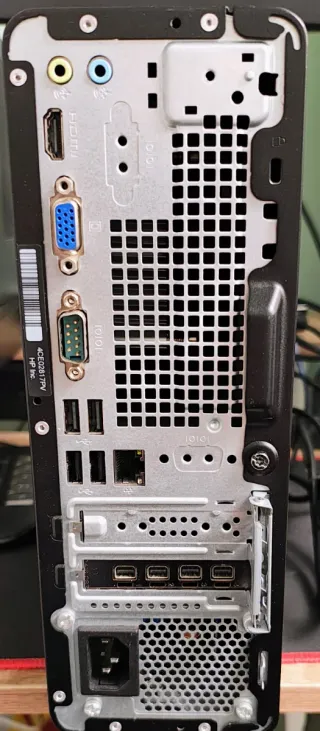 HP Slim Desktop Nero