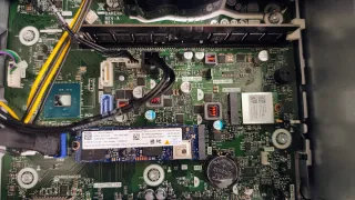 HP Slim Desktop Nero