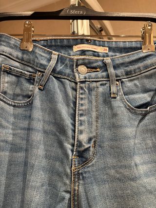 Levi's Pantalones Pitillo Azules