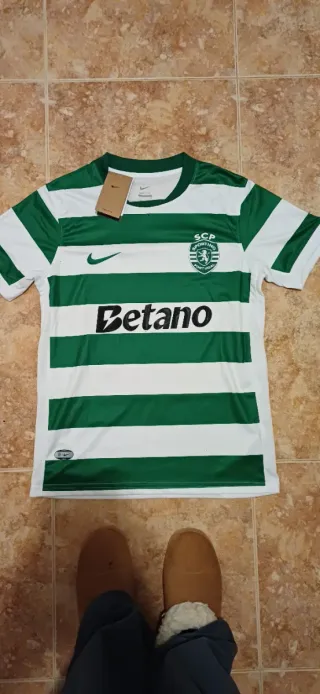 Camisola Nike Sporting CP Verde e Branca