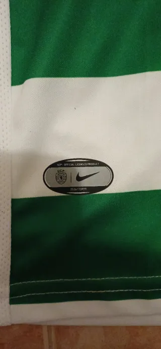 Camisola Nike Sporting CP Verde e Branca