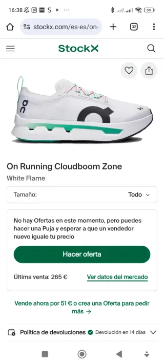 Zapatillas On Running Blancas Multicolor