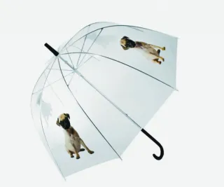 Paraguas transparente carlino