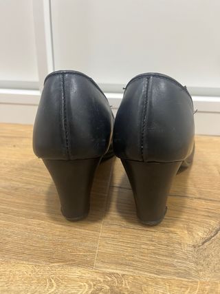 Zapatos flamenco piel negro 39