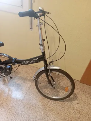 Bicicleta Plegable AMAT nautic Negra