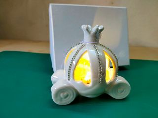 Carrozza Cenerentola Ceramica Decorata