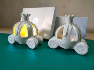 Carrozza Cenerentola Ceramica Decorata