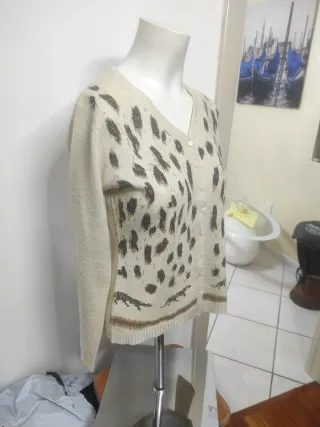 Cardigan Ralph Lauren Beige/Oro
