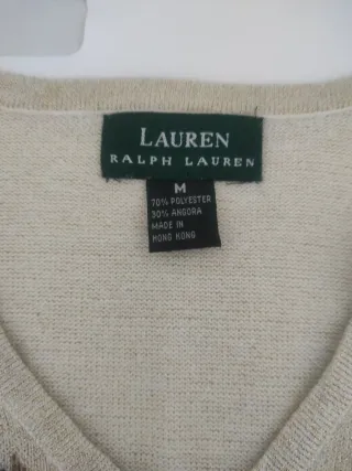 Cardigan Ralph Lauren Beige/Oro