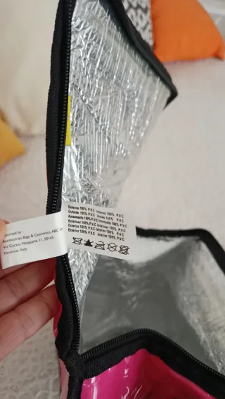 Borsa termica Segue PVC Rosa/Nero