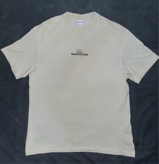 Camiseta beige-crema Bershka T.XS