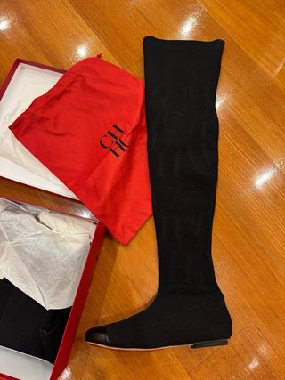 Botas Altas Carolina Herrera Negras