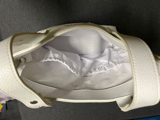 Bolso blanco pasito a pasito para carrito bebé
