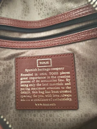 Bolso Tous Beige y Marrón