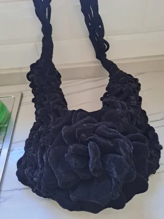 Bolso terciopelo zara