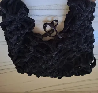 Bolso terciopelo zara