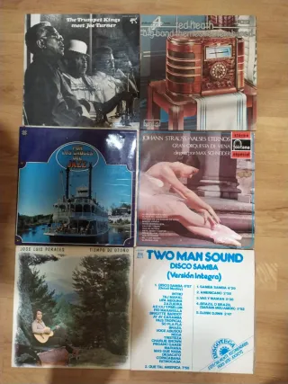 Lote 50 Vinilos Rock, Musicales y Pop